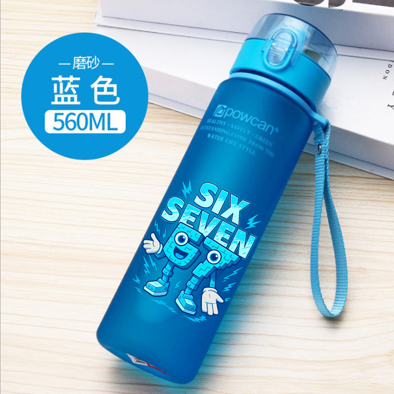 Kids Outdoor Kitchen - Botol Minum Sedotan 650ML Six Seven