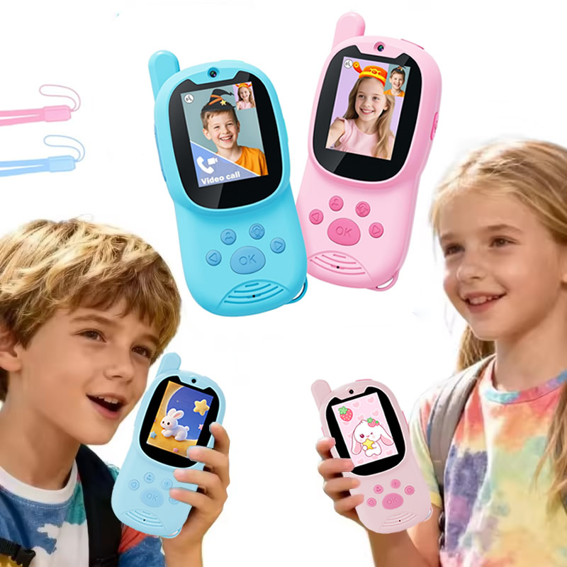 Kids Outdoor Videos - Walkie-Talkie 2-Pack Video Anak-anak dengan Layar