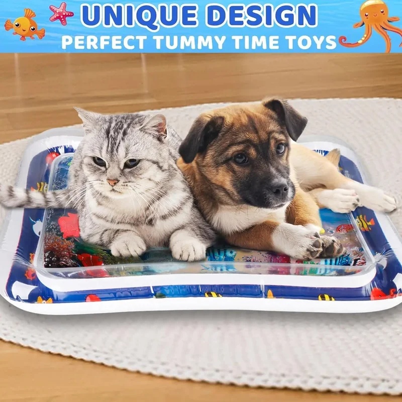 Slip Slide Water Mat - Matras bermain sensorik air tiup tebal