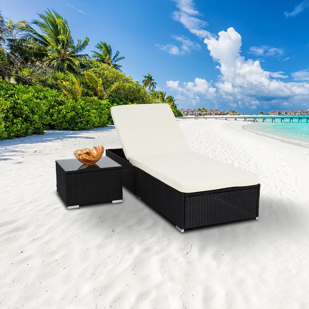 Kids Outdoor Loungers - Kursi Santai Teras Taman dari Rotan