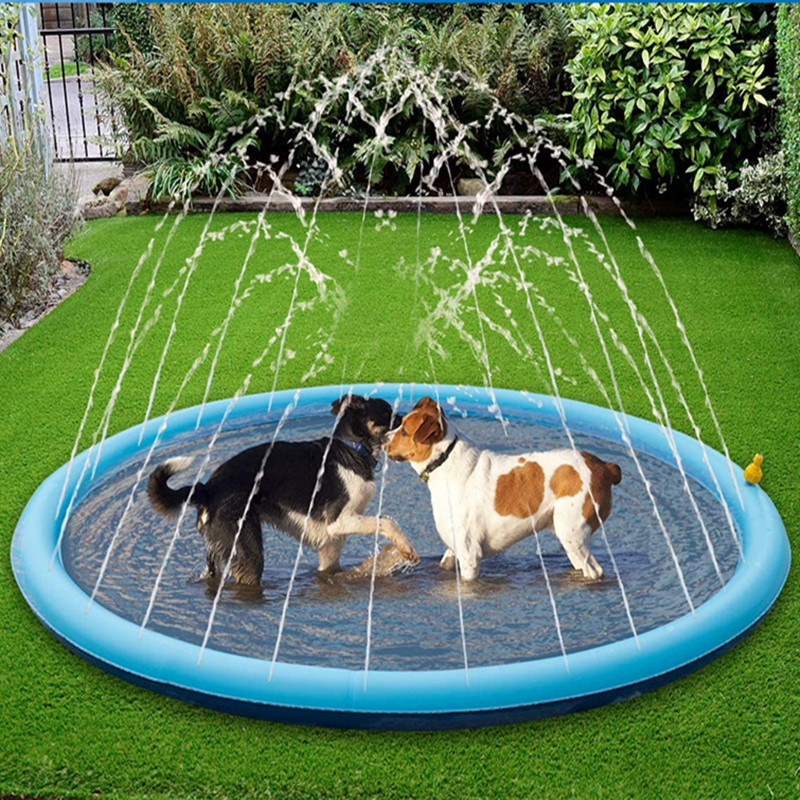 Slip Slide Water Mat - Kolam renang tiup untuk anjing, Kolam