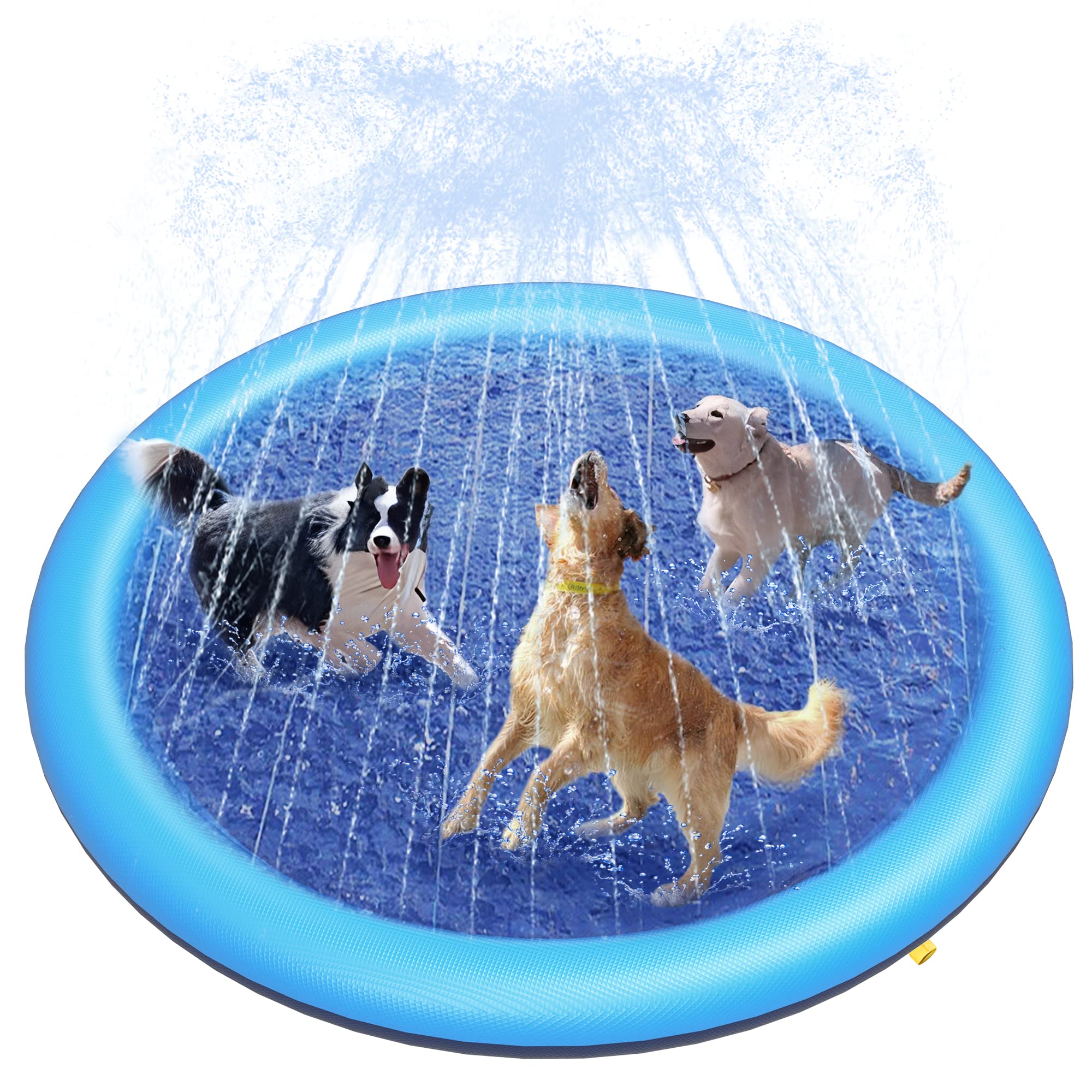 Slip Slide Water Mat - Alas Bermain Anjing dengan Semprotan Air
