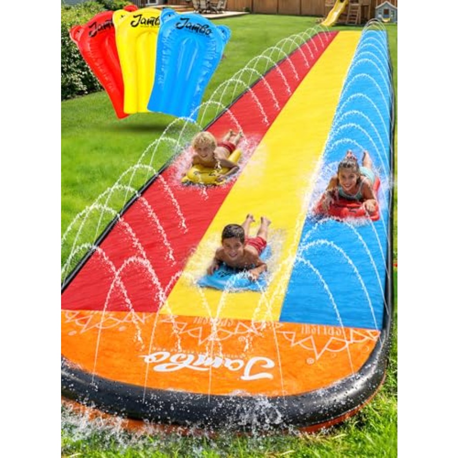 Slip Slide Water Mat - Perosotan Air Premium XXL 25Ft dengan