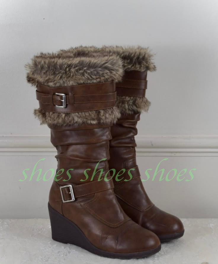 Kids Outdoor Boots - Sepatu Bot Wanita Vintage Cokelat Berbahan