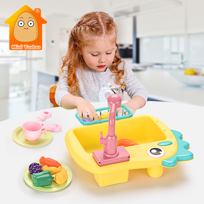 Kids Outdoor Kitchen - Mainan Anak-anak Berpura-pura Bermain Dapur Mesin