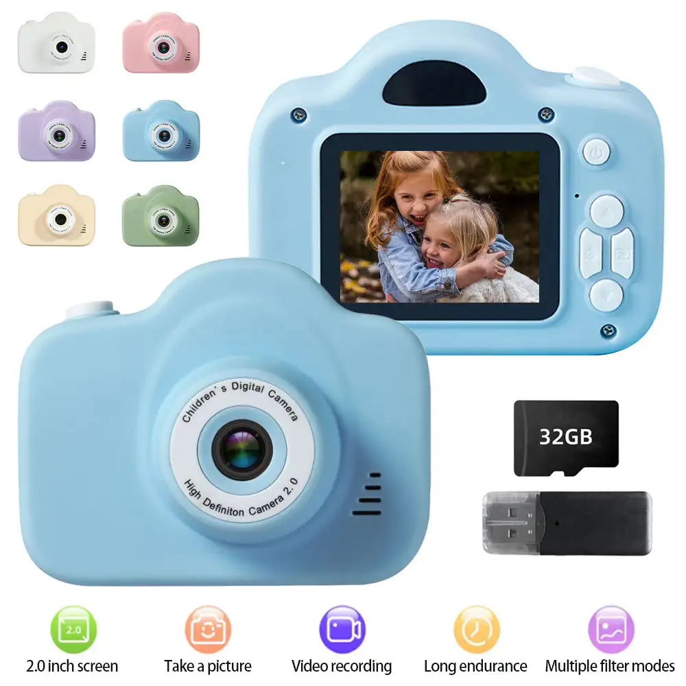 Kids Outdoor Videos - Kamera Video HD 1080P Kamera Tunggal