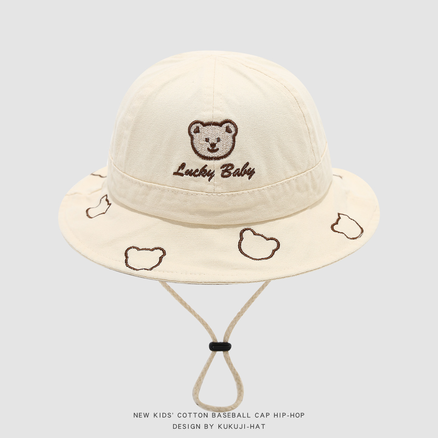 Topi Ember Bayi Beruang Kartun - Kids Outdoor Hat ulasan dan harga