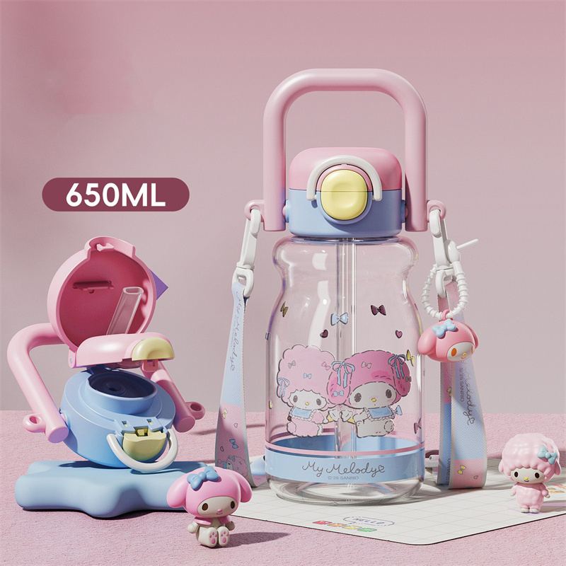 Botol Minum X&W Sanrio Kuromi  - Outdoor Kid Friendly ulasan dan harga