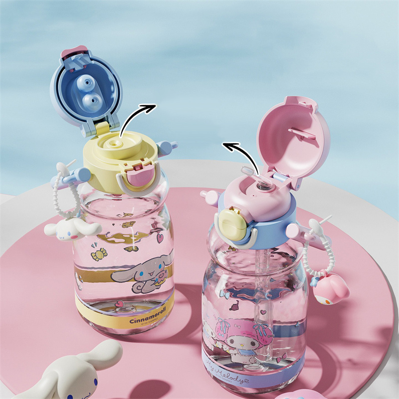 Botol Minum X&W Sanrio Kuromi  - Outdoor Kid Friendly ulasan dan harga