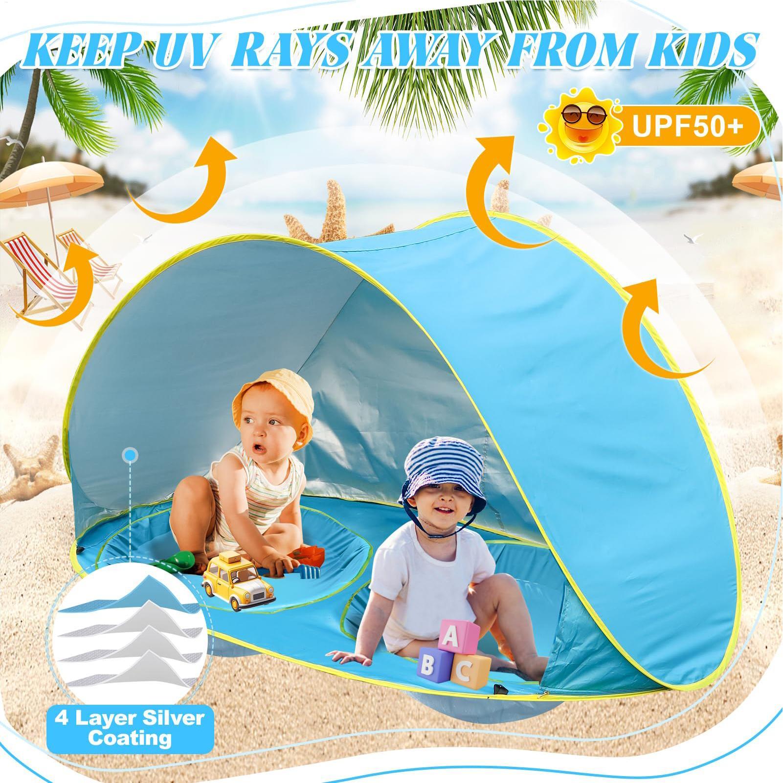 Tenda Pantai Anak dengan Kolam - Kids Outdoor Wagon ulasan dan harga
