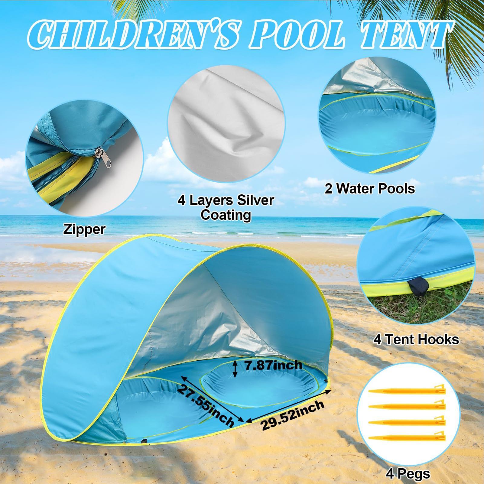Tenda Pantai Anak dengan Kolam - Kids Outdoor Wagon ulasan dan harga