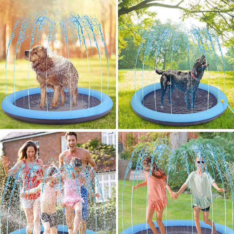 Kolam renang tiup untuk anjing - Slip Slide Water Mat ulasan dan harga