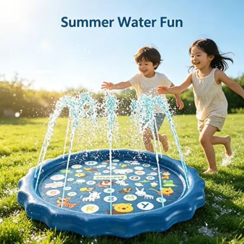 Alas Main Semprotan Air Anak O - Slip Slide Water Mat ulasan dan harga