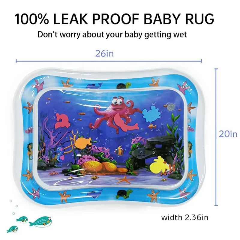 Matras air bermain bayi, PVC t - Slip Slide Water Mat ulasan dan harga