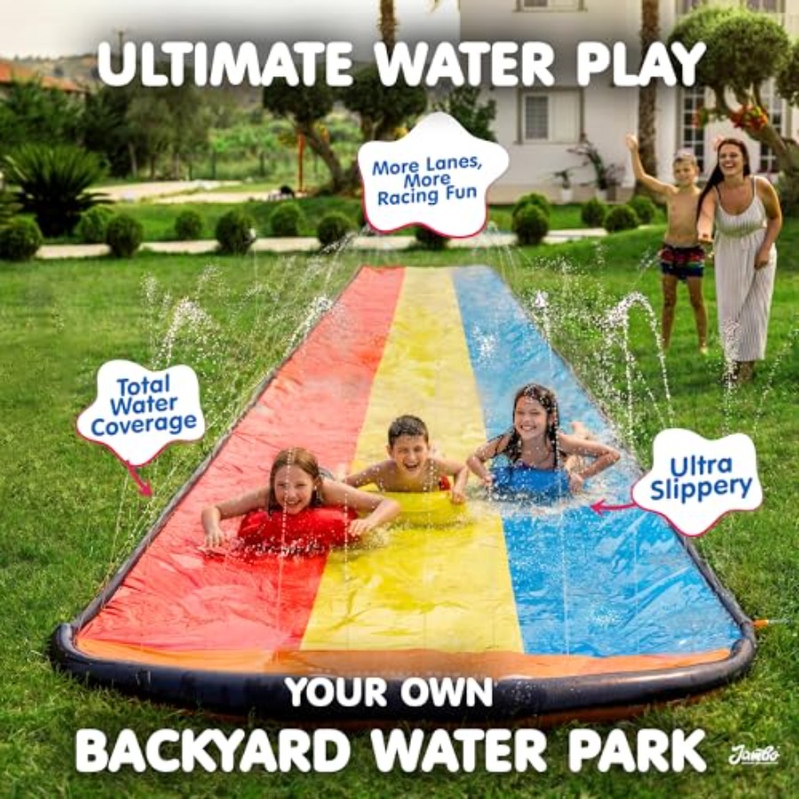 Perosotan Air Premium XXL 25Ft - Slip Slide Water Mat ulasan dan harga