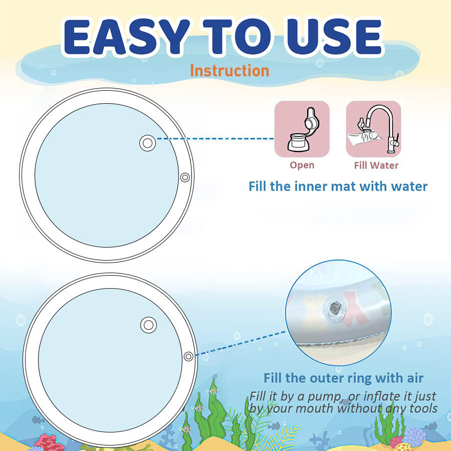 Matras Air Sensorik Tebal Matr - Slip Slide Water Mat ulasan dan harga