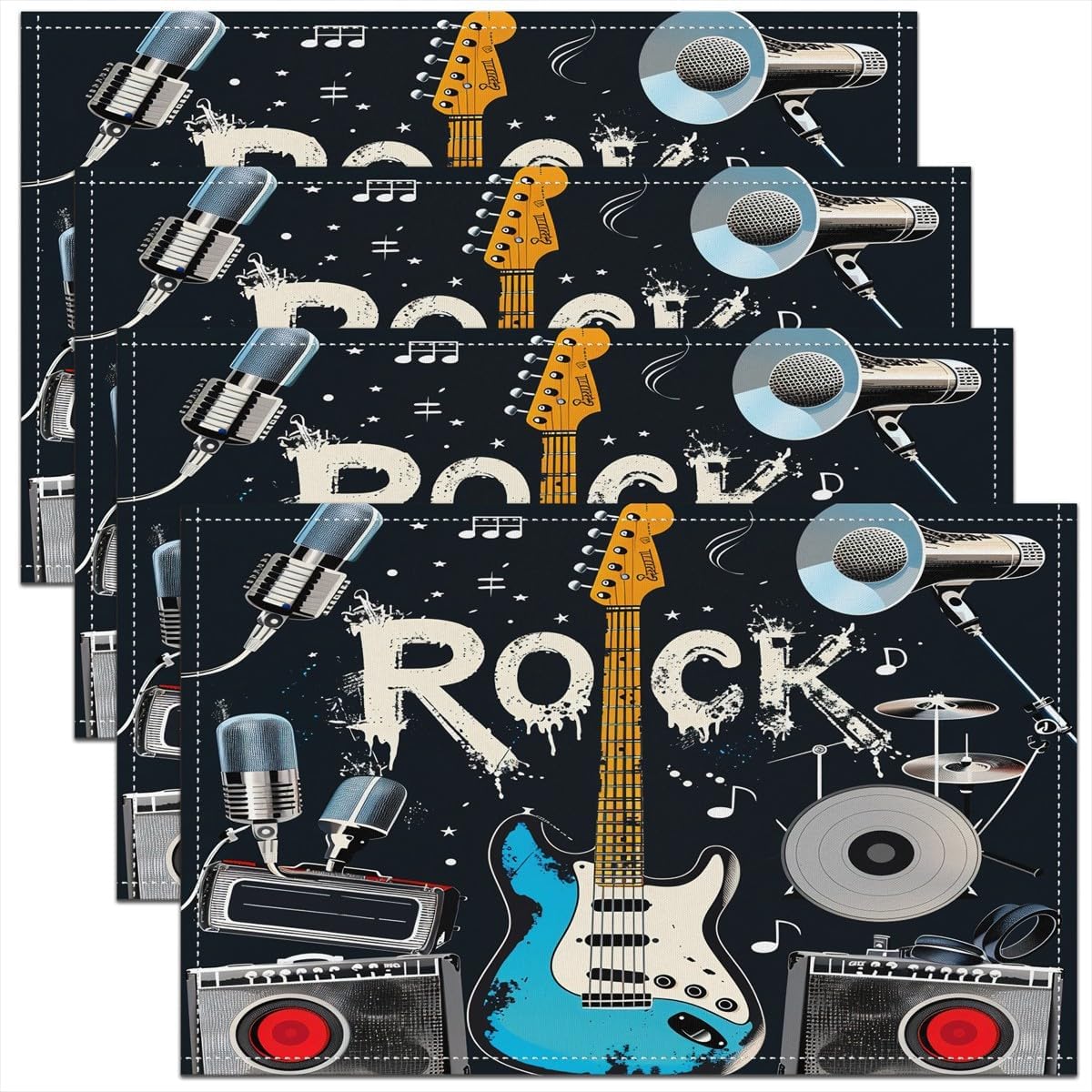 Alas Meja Musik Rock Set 4 Bua - Kids Outdoor Kitchen ulasan dan harga
