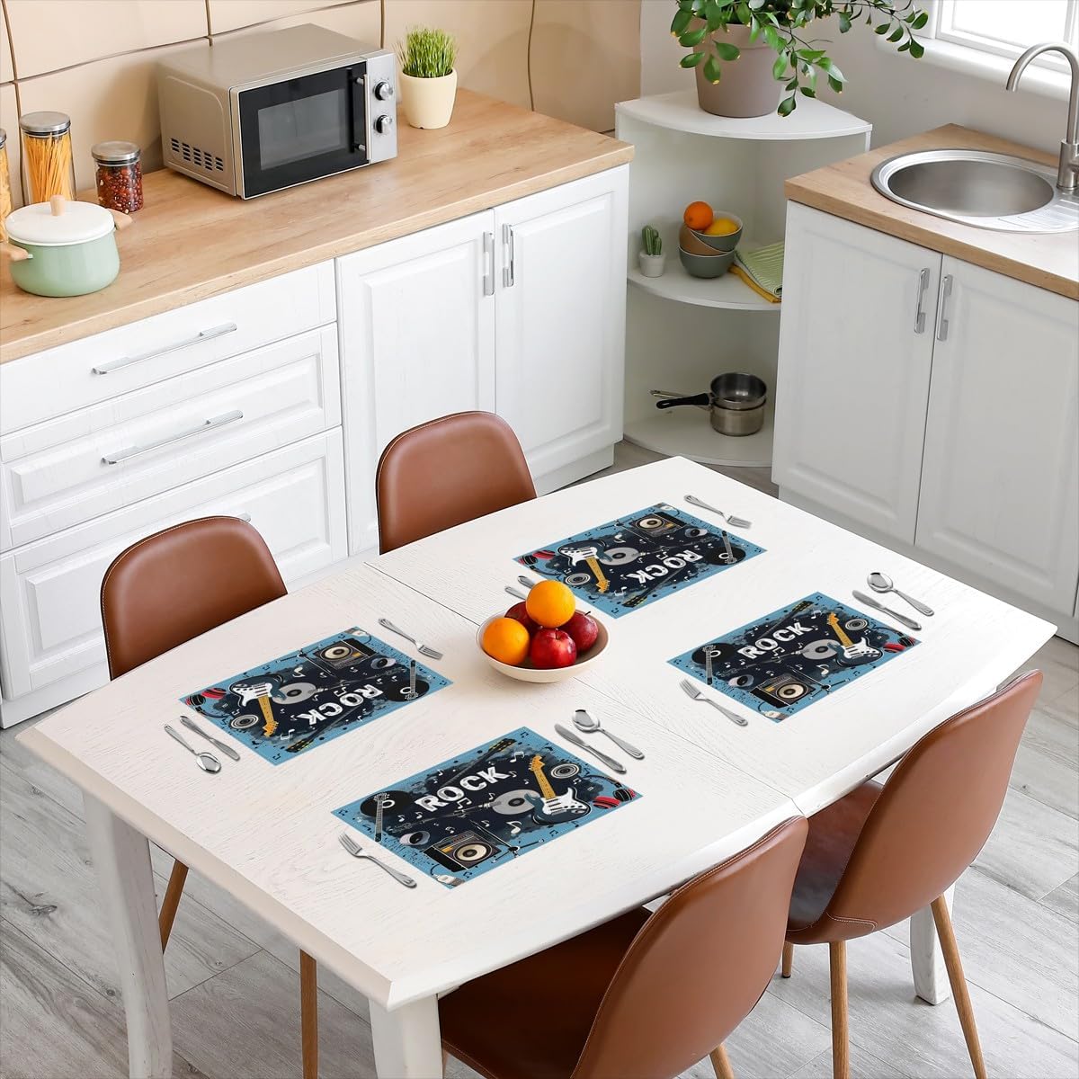 Alas Meja Musik Rock Set 4 Bua - Kids Outdoor Kitchen ulasan dan harga