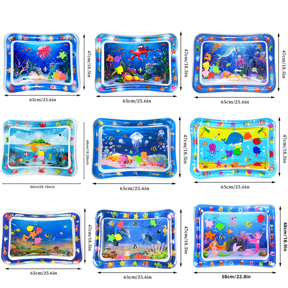 1 Buah Tikar Bermain PVC Tiup  - Slip Slide Water Mat ulasan dan harga