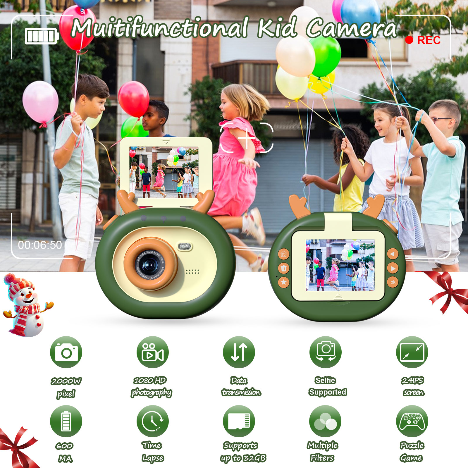 Mainan Kamera Digital Anak unt - Kids Outdoor Videos ulasan dan harga