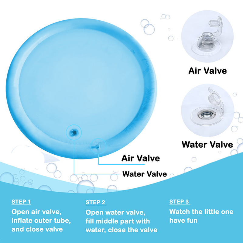 1 buah 100cm tikar air bermain - Slip Slide Water Mat ulasan dan harga