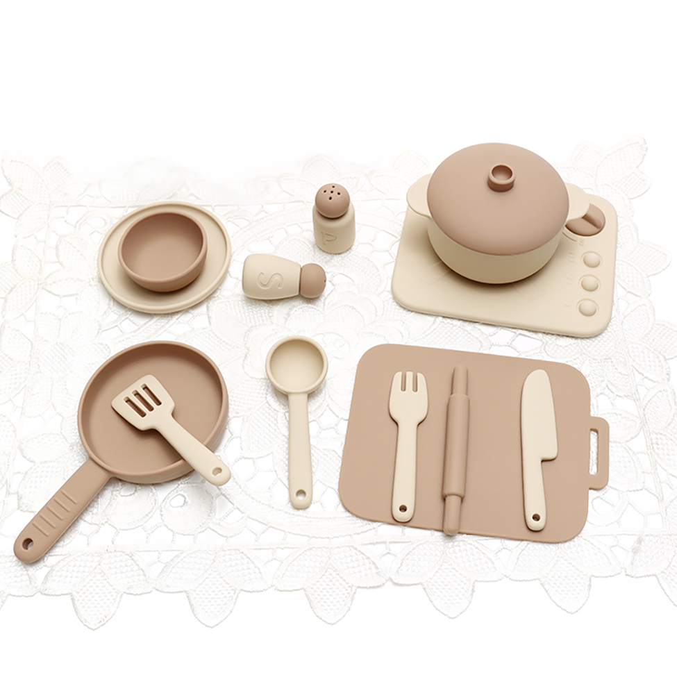 13 Pcs Set Mainan Silikon Pera - Kids Outdoor Kitchen ulasan dan harga