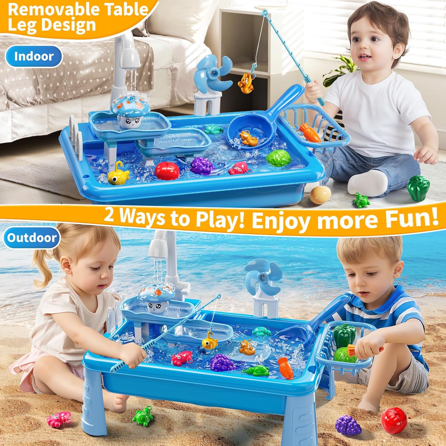 Meja Mainan Air untuk Anak-ana - Kids Outdoor Kitchen ulasan dan harga