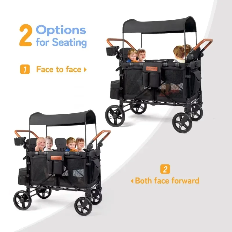 Kereta Dorong Lipat Luar Ruang - Kids Outdoor Wagon ulasan dan harga