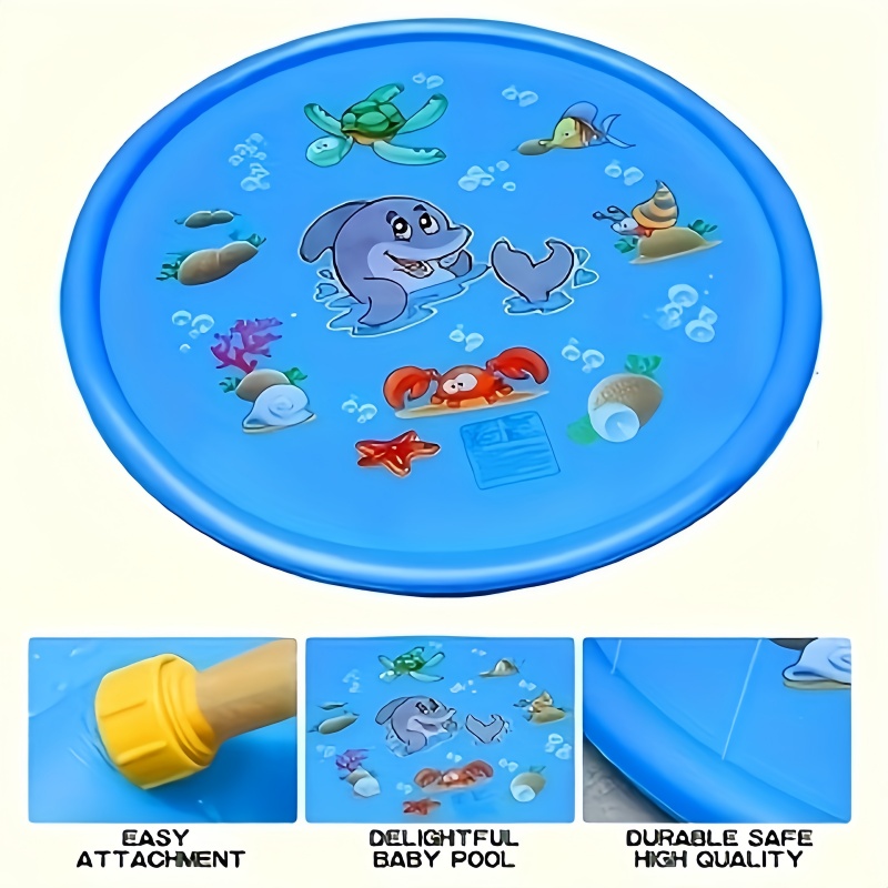 Alas Semprot Air Tiup Pantai 1 - Slip Slide Water Mat ulasan dan harga