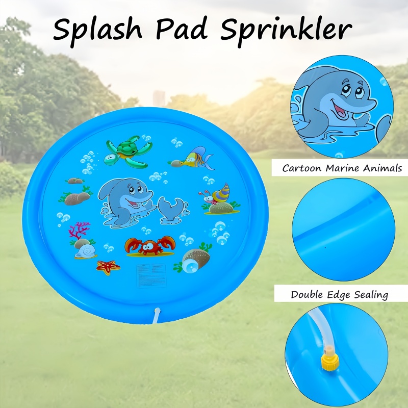 Alas Semprot Air Tiup Pantai 1 - Slip Slide Water Mat ulasan dan harga